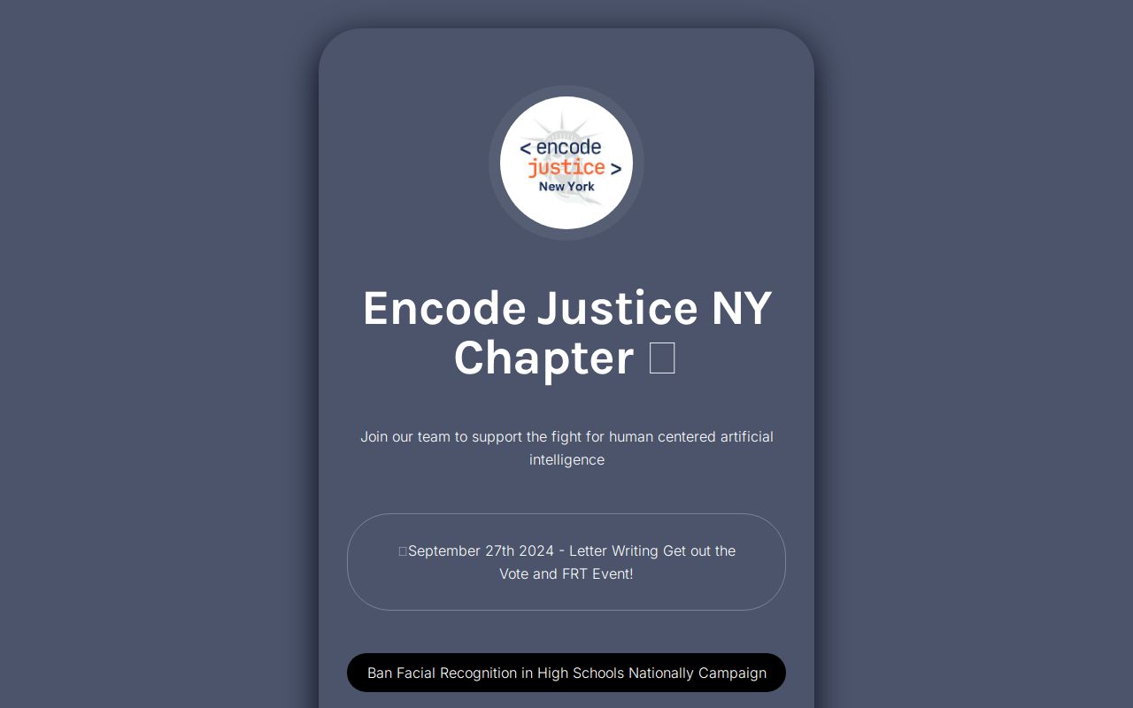 encode justice ny